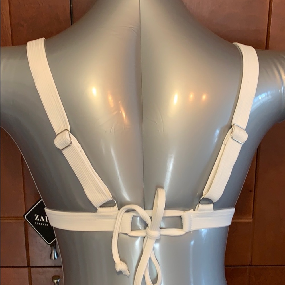 SALE!! Ribbed triangle bikini top NWT